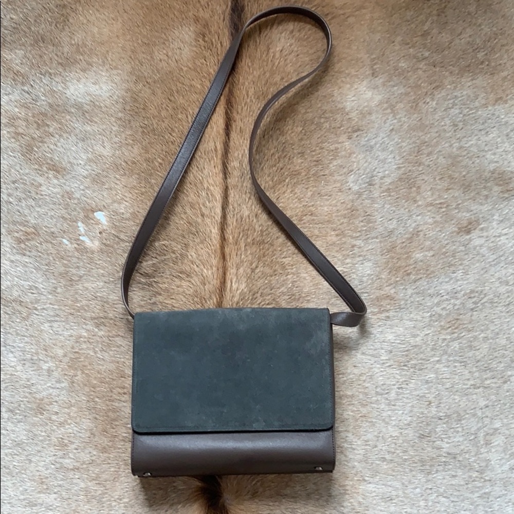 Everlane Petra Crossbody in Brown/Gray